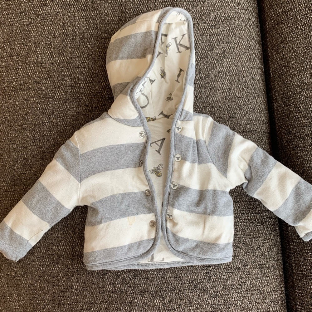 BURTS BEES BABY REVERSIBLE JACKET
